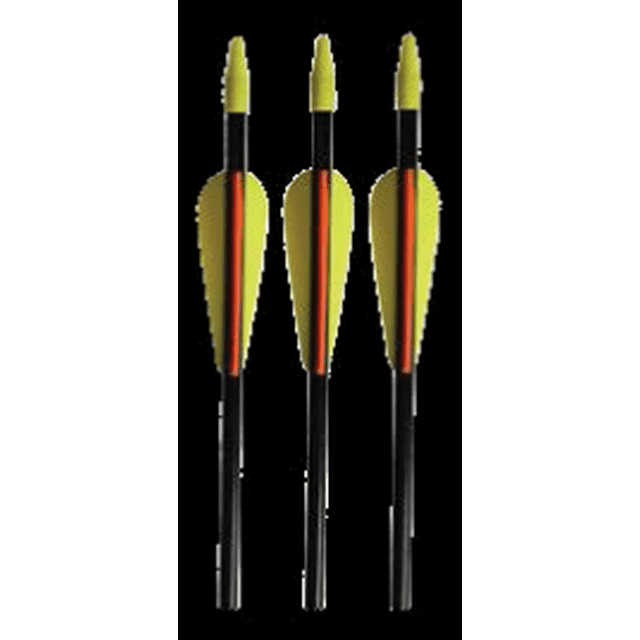Barnett Jr. Archery Arrows for Kids Bows, 3-Pack of Arrows