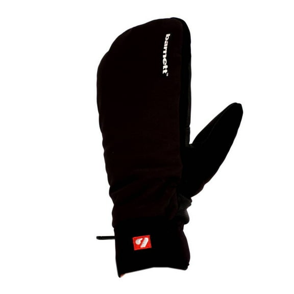 Barnett NBG-10 Winter And Ski Mittens, Softshell 23°F/-4°F (-5°/-20°C), Black, 2XS
