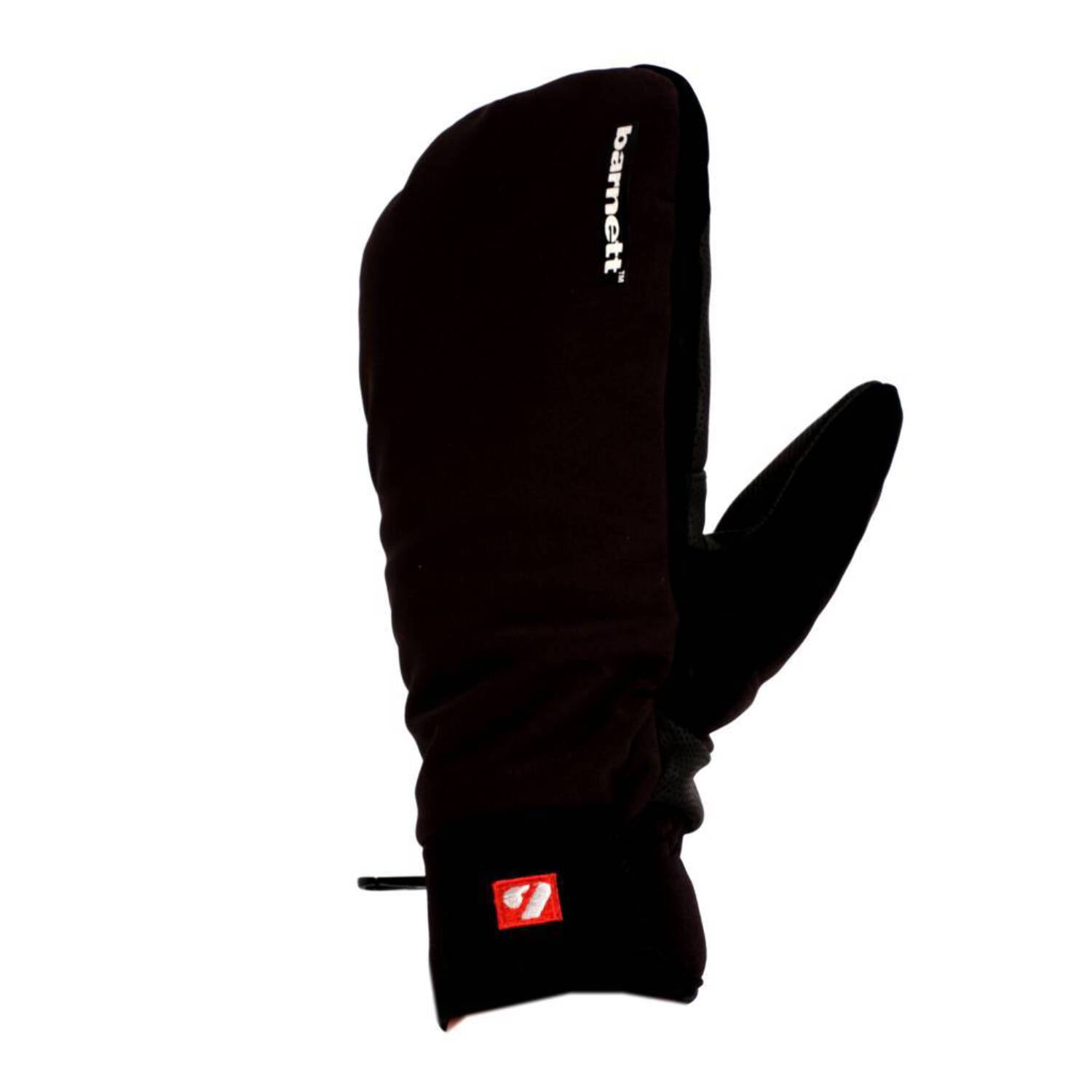 Barnett NBG-10 Winter And Ski Mittens, Softshell 23°F/-4°F (-5°/-20°C), Black, XL
