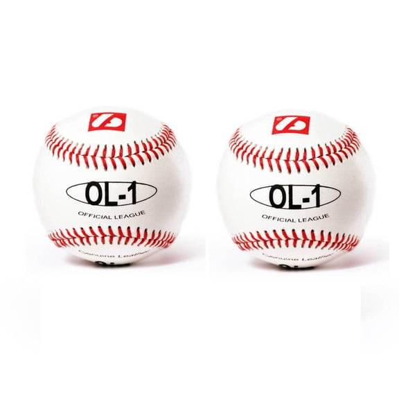 Barnett OL-1 Competition Baseballs, Size 9" White, 2 Pieces