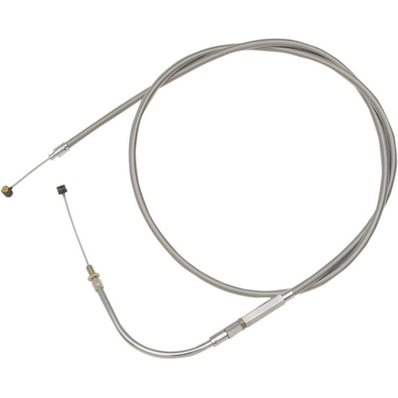 Barnett Stainless Steel Throttle Push/Idle Cable Stock +10" (102-30-40017-10)