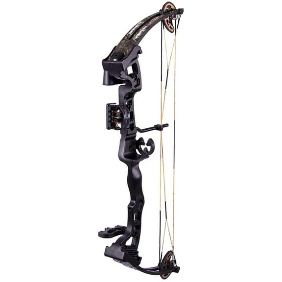 Barnett Crossbows Lite Compound Bow Package, Right Hand, 28 lbs, 15-22 in., Black