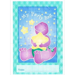 Barney 1st Birthday Favor Bags (8ct)