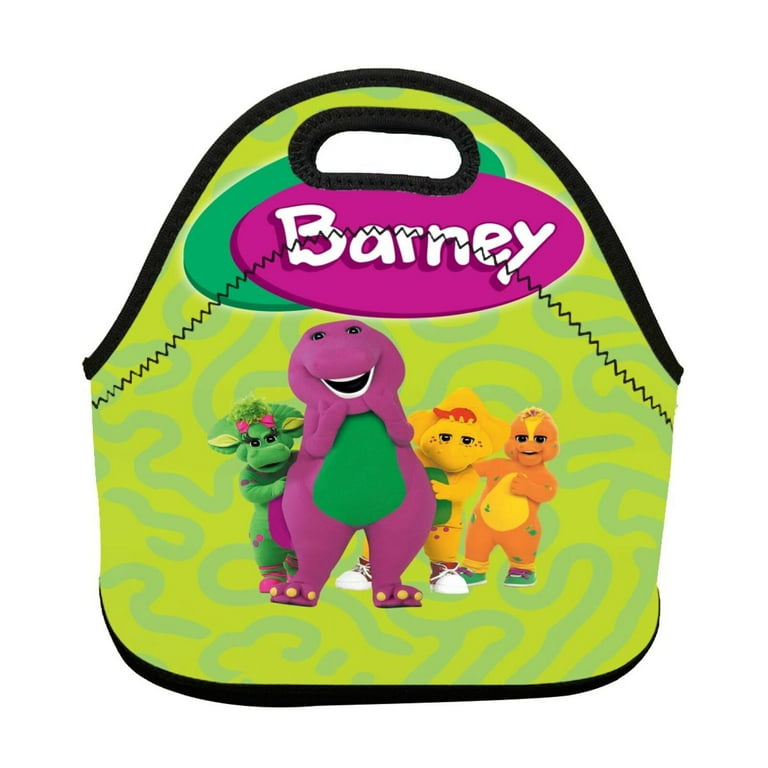 Barney And Friend Neoprene Lunch Bag Insulated Waterproof Lunch