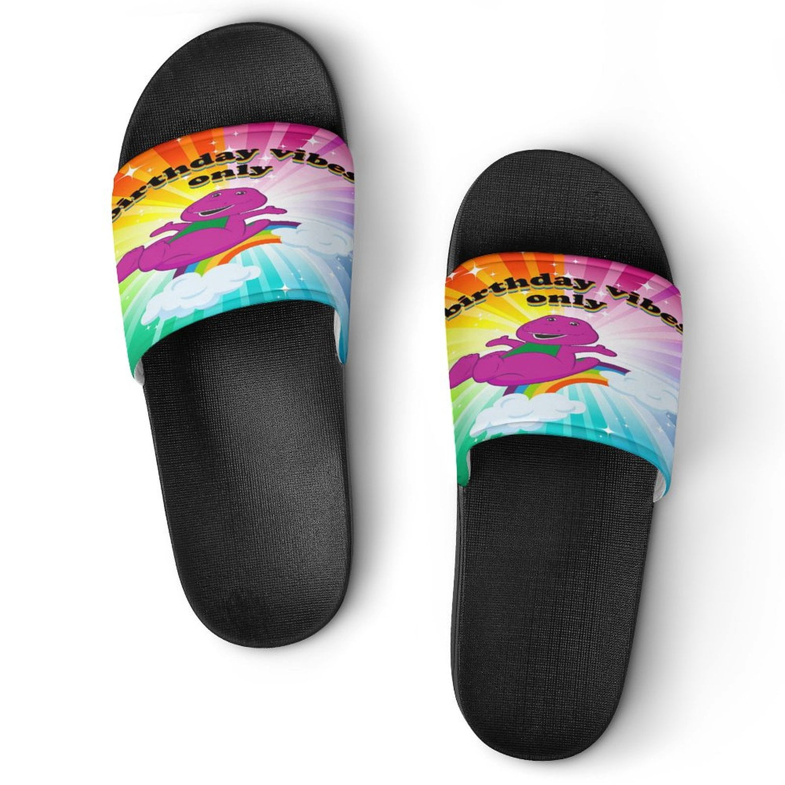 Barney Slippers For Adultsnull