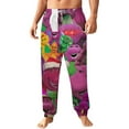 thumbnail image 1 of Barney And Friends Sweatpants for Men Women, Funny Printed Elastic Waist Joggers Pant Casual Graphic Workout Track Pants Trousers with Drawstring, 1 of 7