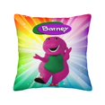 Barney And Friends Throw Pillow Covers Decorative Soft Velvet ...