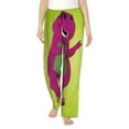 thumbnail image 1 of Barney And Friends Women's Pajama Pants, Comfy All Over Print Lounge Pants Casual Sleepwear with Pockets & Drawstring, 1 of 8