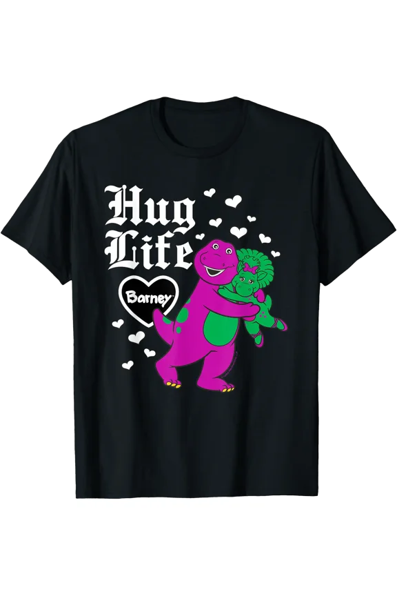 Barney Baby Bop Hug Life Cute T-Shirt, Unisex T-Shirt