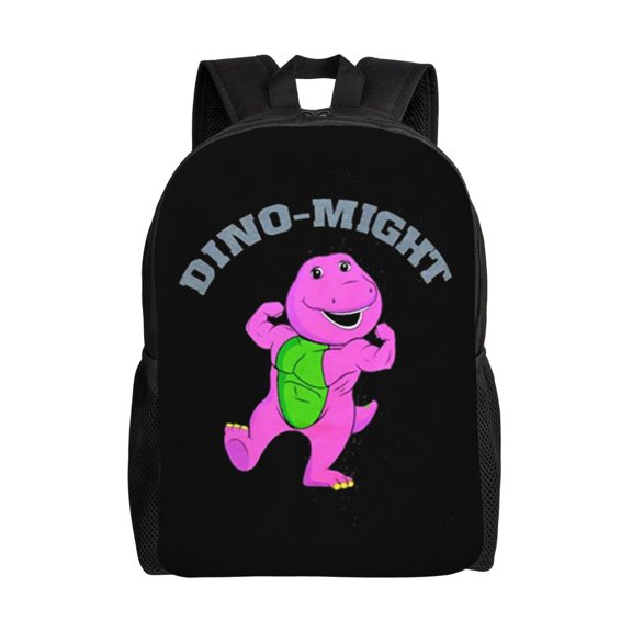 Barney Backpack Lightweight Daypack Large Capacity Travel Work School Back Pack Novelty Computer Bag Laptop Bag