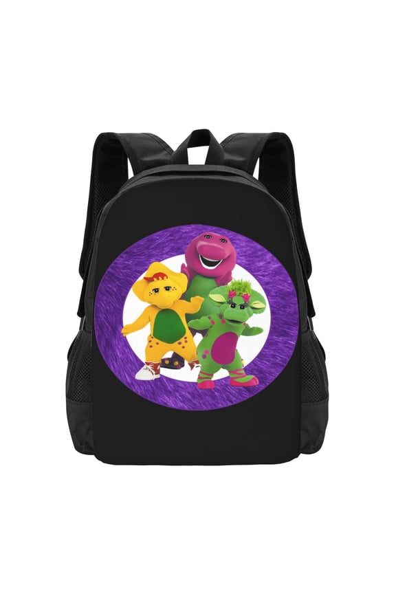 Barney Backpack Unisex College Bookbag Laptop Travel Backpacks Work Large Capacity Adult Bags