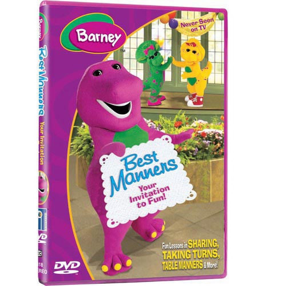 Barney's Best Manners Your Invitation To Fun Pre-Owned Barney: Best Manners Invitation to Fun (2003) - Walmart.com