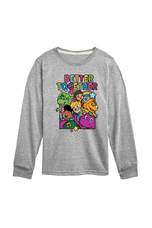 - Better Together - Youth Boys Long Sleeve Graphic T-Shirt