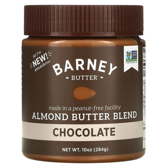 Barney Butter Almond Butter Blend Chocolate 10 oz (284 g) Pack of 3