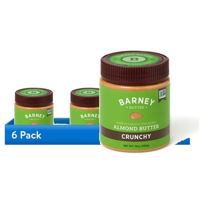 (6 pack) Barney Butter Crunchy - 10 oz.