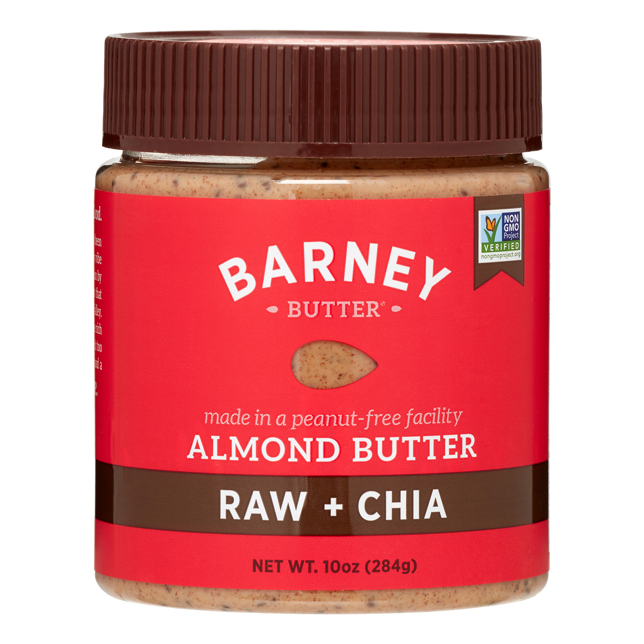 Barney Butter Almond Butter, Raw + Chia, 10 Oz, 1 Count