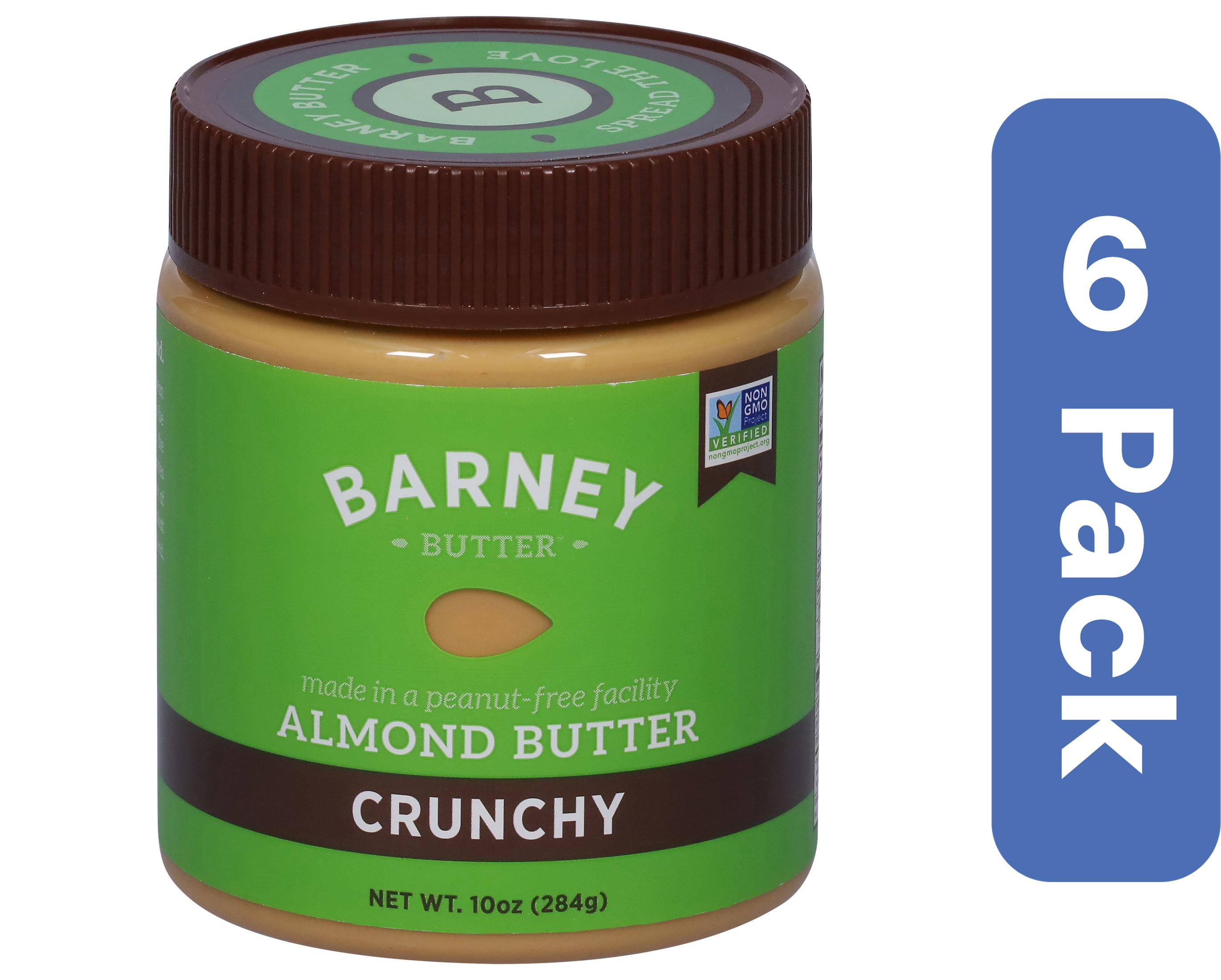 Barney Butter Crunchy Almond Butter 10 oz (Pack Of 6)