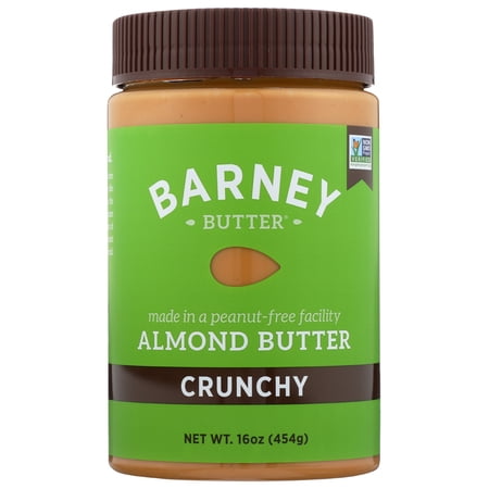 Barney Butter Crunchy Almond Butter, 16 Ounce -- 6 per case.