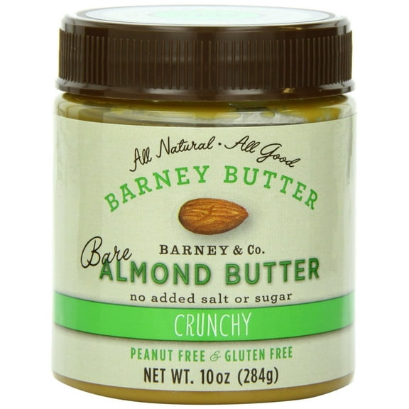 Barney Butter Gluten-Free Almond Butter, Crunchy, 10 Oz