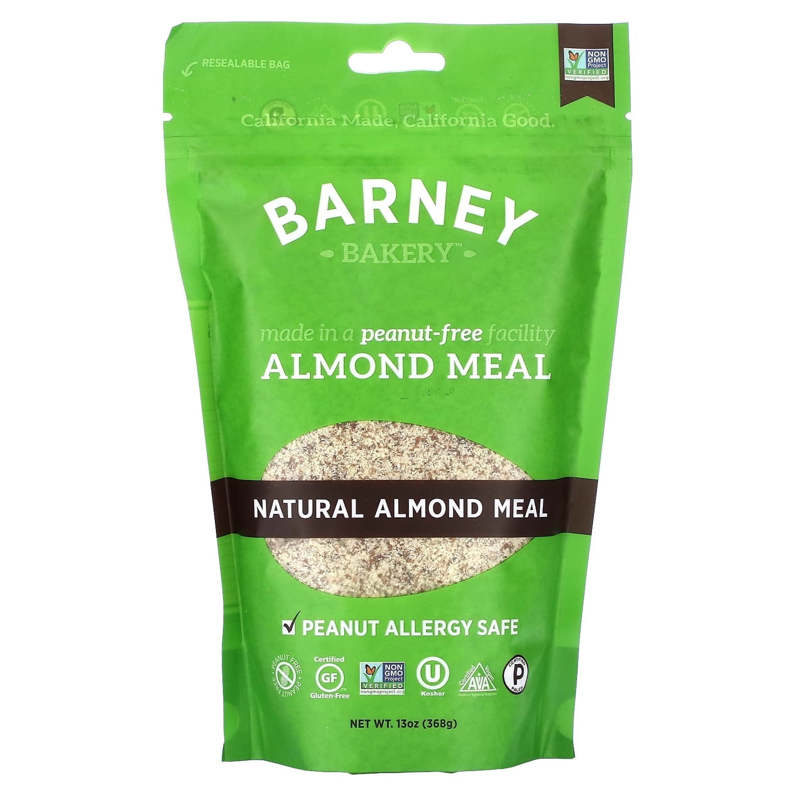 Barney Butter, Natural Almond Meal, 13 oz (368 g) Pack of 2