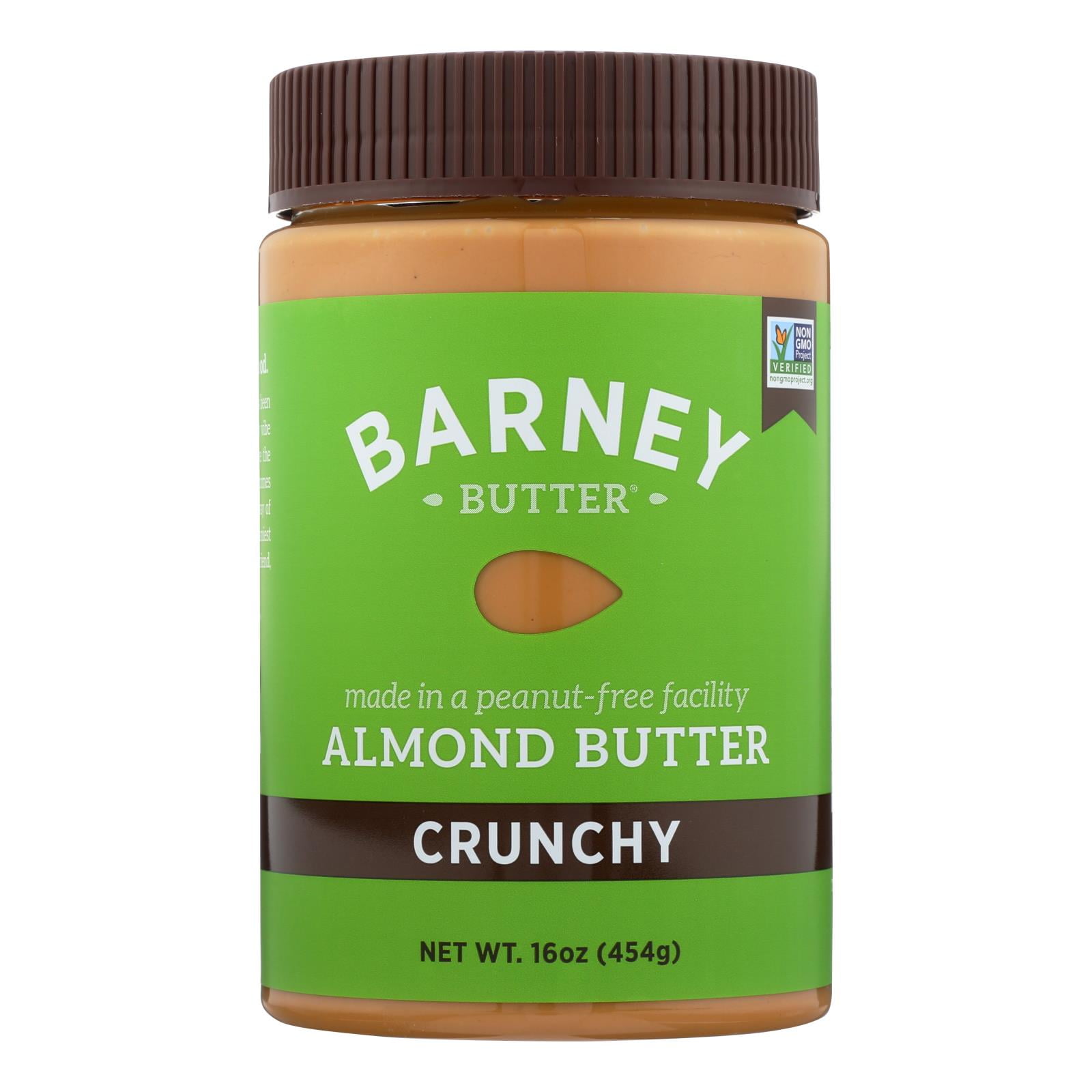 Barney Butter Crunchy Almond Butter, 16 Ounce -- 6 per case.