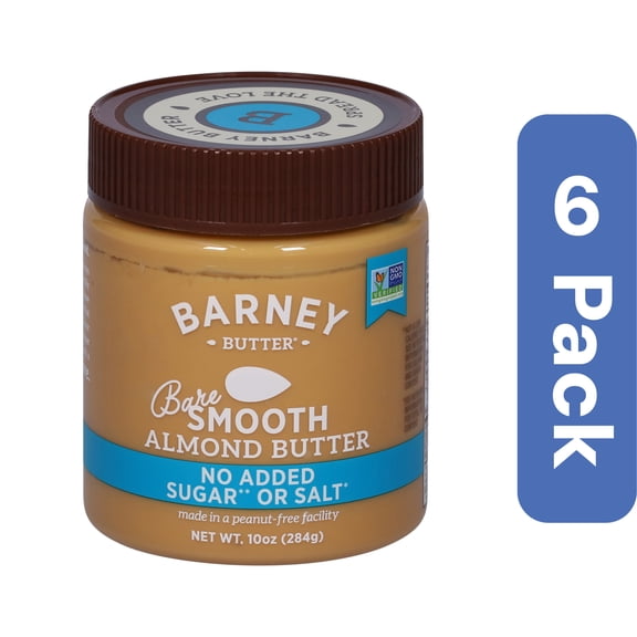 Barney Butter Smooth Almond Butter 10 oz (Pack Of 6)