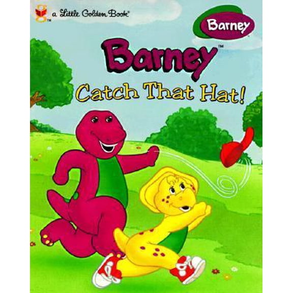 Pre-Owned Barney - Catch That Hat! A Little Golden Book by Mark S. Bernthal Hardcover Children's Books English