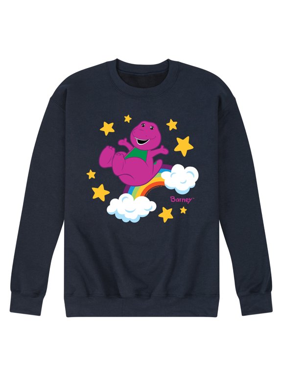 - Barney Celestial Men's Graphic Fleece Sweatshirt