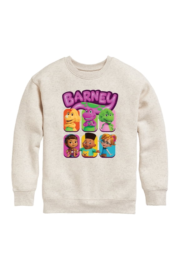 - Cgi Grid - Youth Boys Crew Fleece Sweatshirt