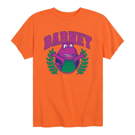 Barney - Collegiate - Youth Boys Short Sleeve Graphic T-Shirt
