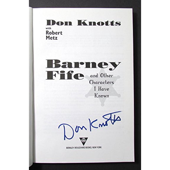 Pre-Owned Barney Fife and Other Characters I Have Known (Paperback) 0425171590 9780425171592