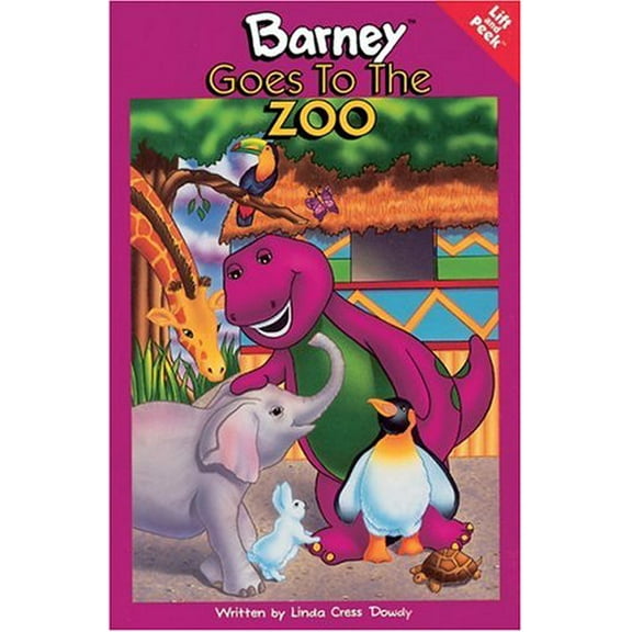 Pre-Owned Barney Goes to the Zoo (Board book) 1570640114 9781570640117