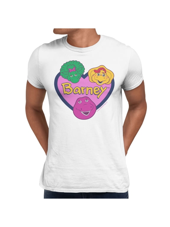 Heart Trio Baby Bop And Bj Men's T-Shirt (White, S-XXXL)