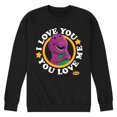 thumbnail image 1 of Barney - I Love You You Love Me - Men's Crew Fleece Sweatshirt, 1 of 4
