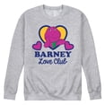 thumbnail image 1 of Barney - Love Club - Men's Crew Fleece Sweatshirt, 1 of 4
