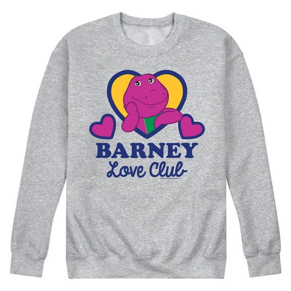 Barney - Love Club - Men's Crew Fleece Sweatshirt