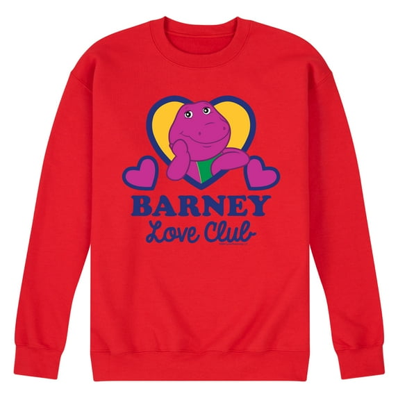 Barney - Love Club - Men's Crew Fleece Sweatshirt