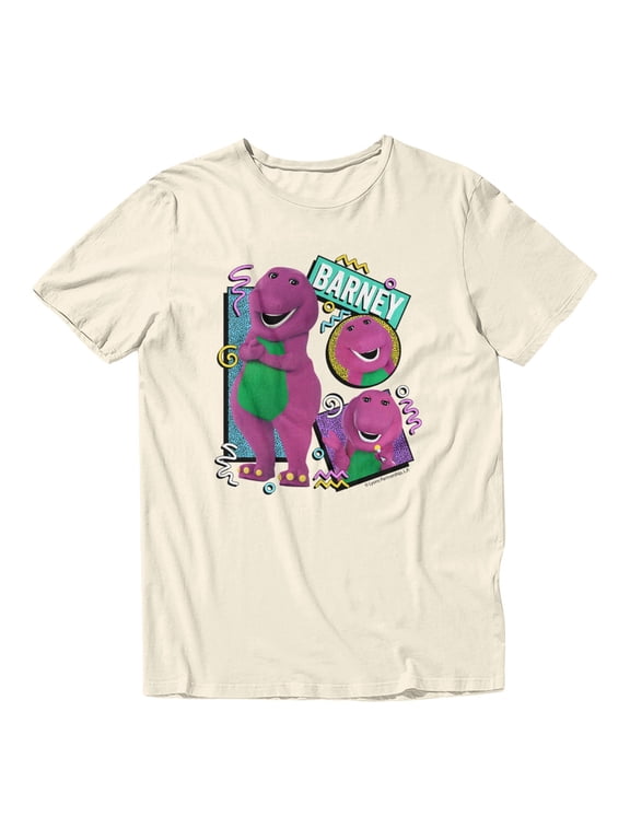 Men's 90S Squiggles Collage T-Shirt (Natural, S-XXXL)