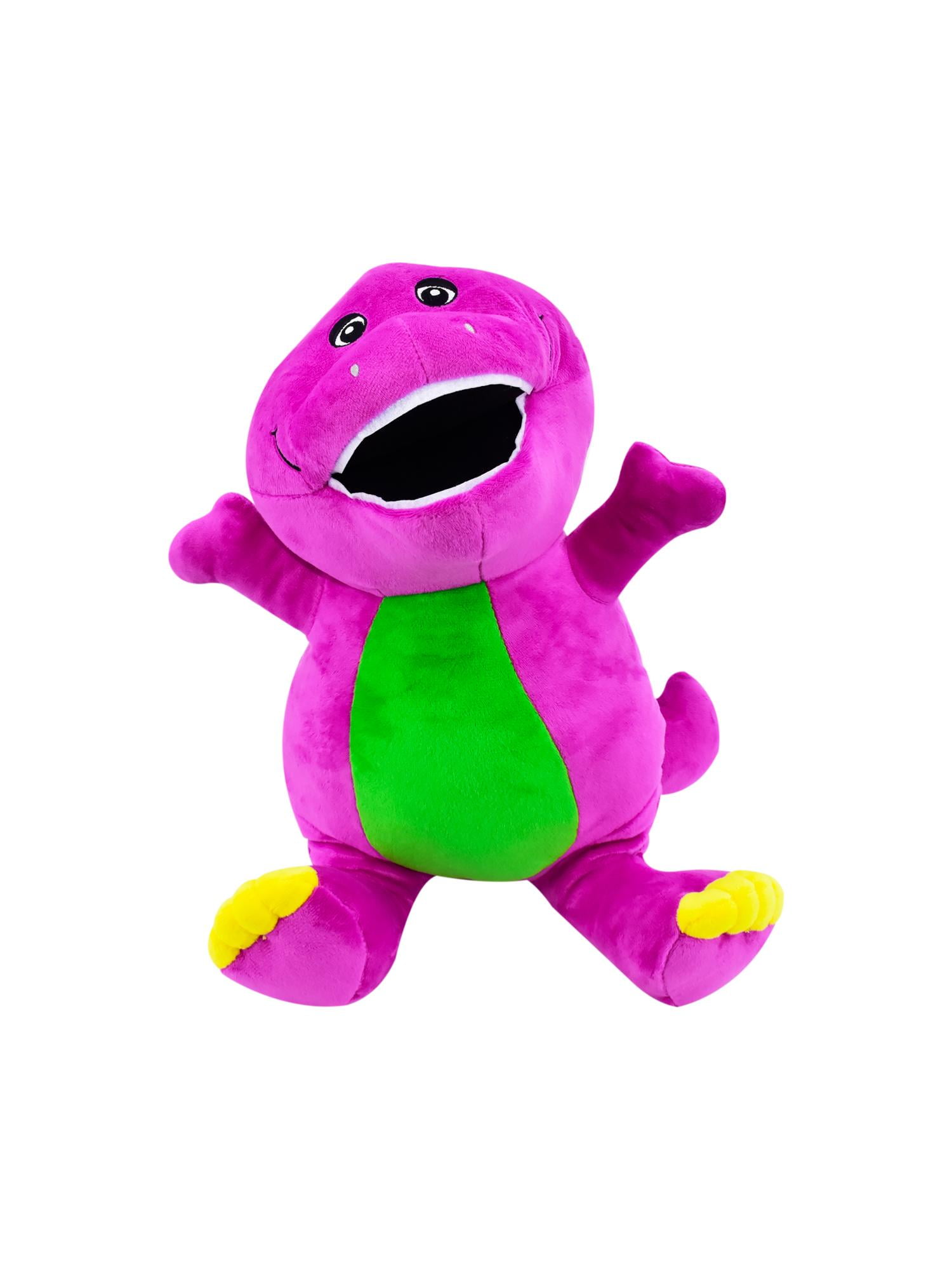 Barney Plush Backpack, Mini Handbag with Adjustable Shoulder Straps, Purple