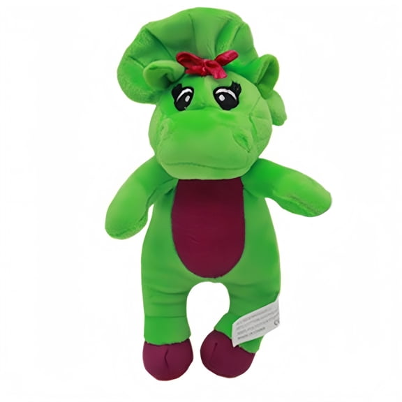 Barney Purple Dinosaur Plush Doll 11.8" - I Love You Barney Benny Stuffed Toy for ChildrenGreen