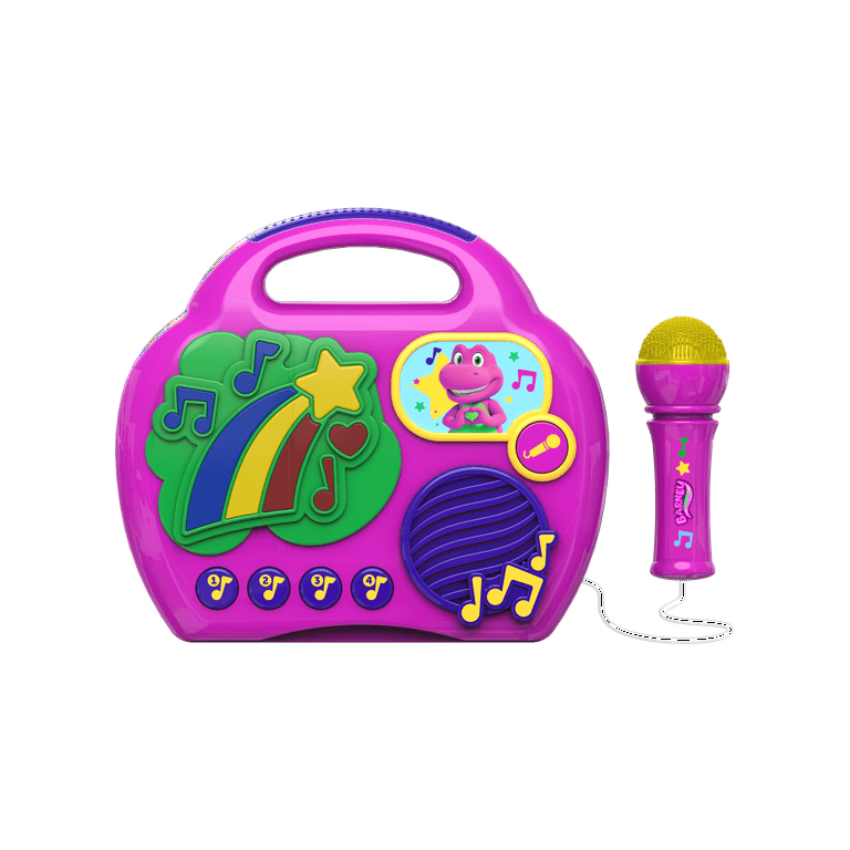 Barney Sing Along Boombox, Includes Microphone and Built-in