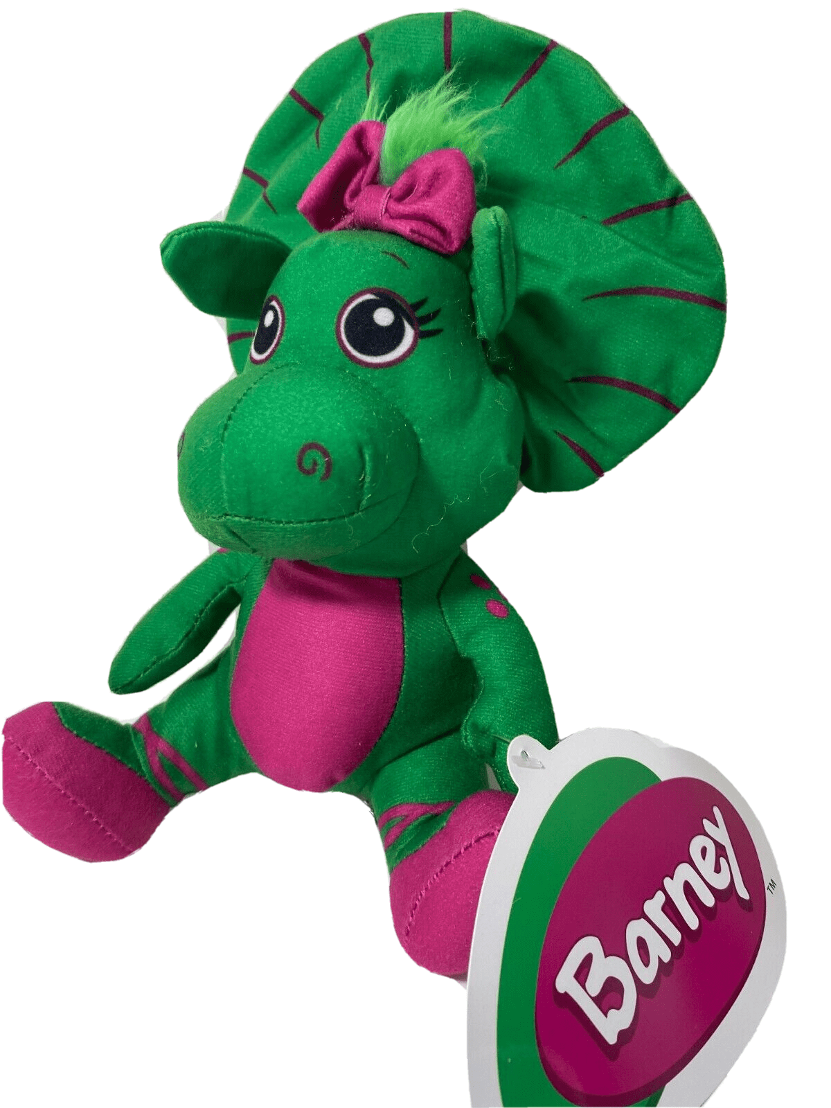 Barney and Friends Baby Bop Green Dinosaur Stuffed Animal