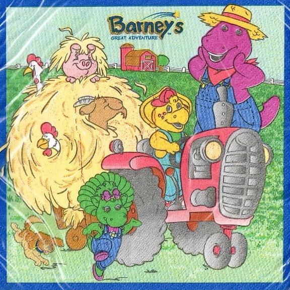 Barney Vintage 'Great Adventure' Small Napkins (16ct)