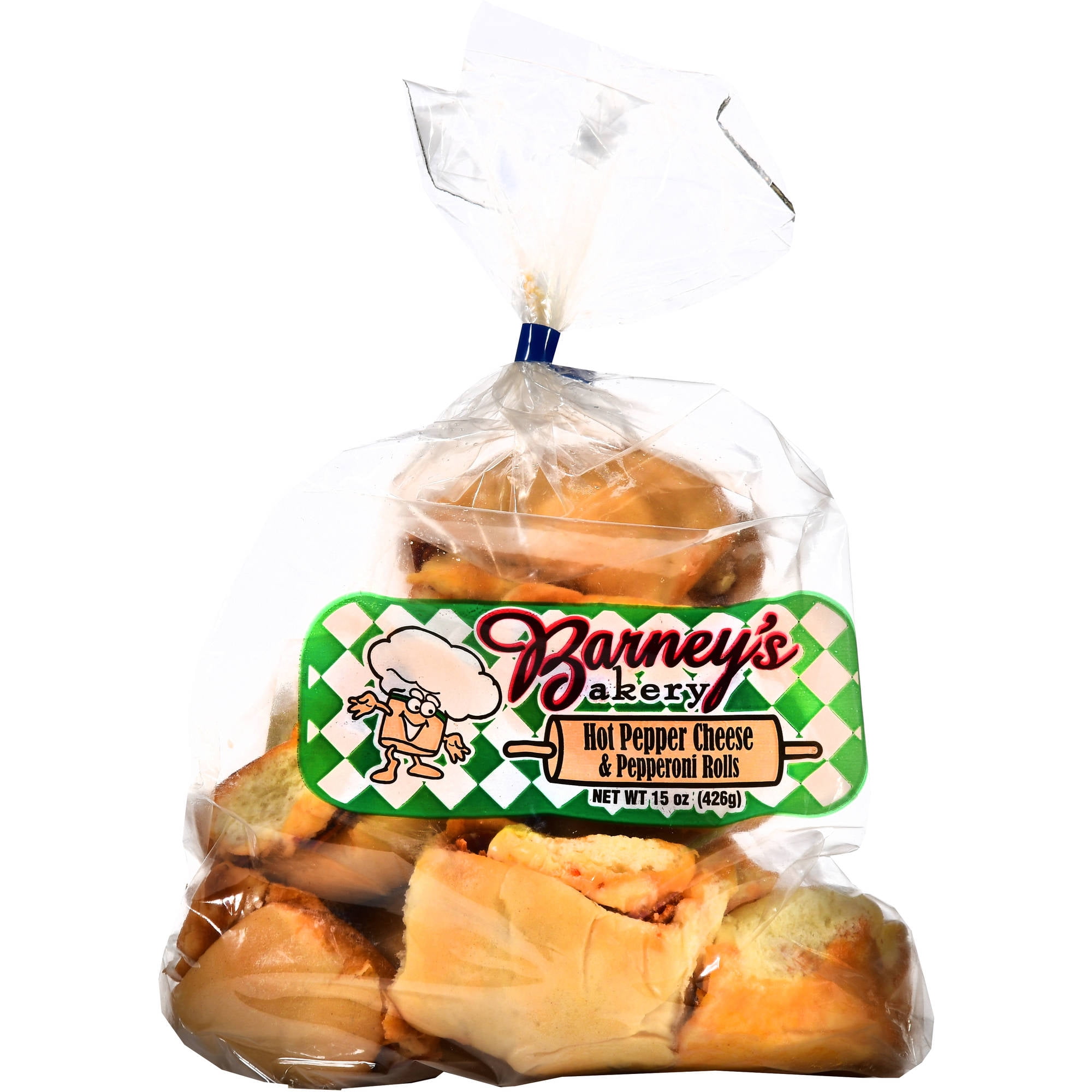Barney's Bakery Hot Pepper Cheese & Pepper Rolls, 15 oz