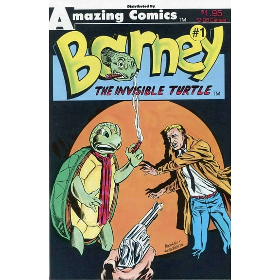 Barney the Invisible Turtle #1 VF ; Amazing Comic Book