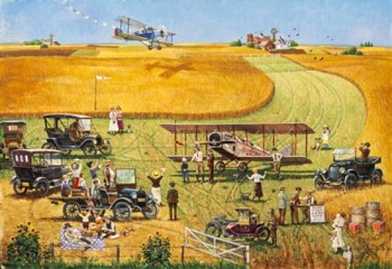 Barnstormers Canvas Art - Bob Pettes (25 x 17)