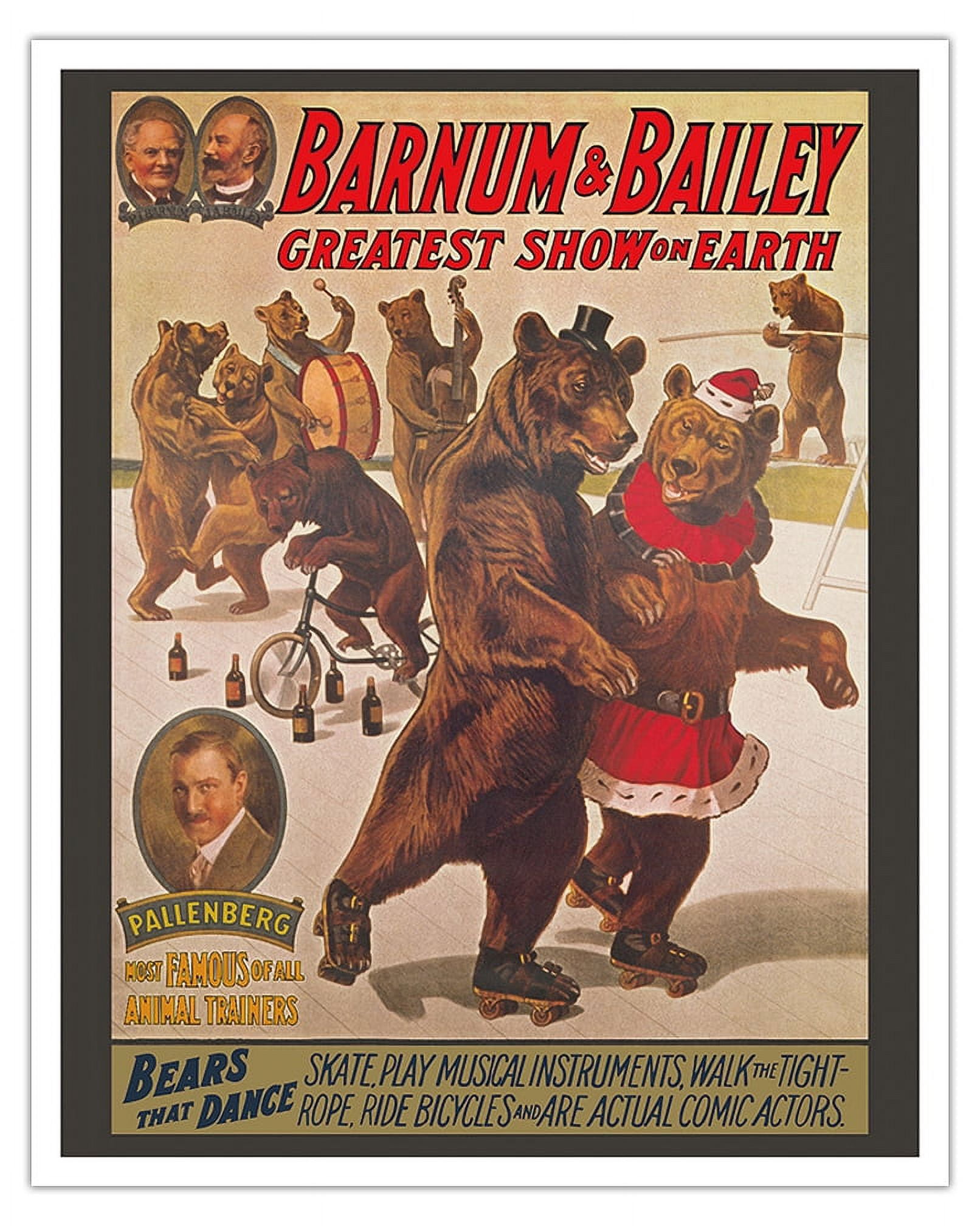 Barnum & Bailey Circus - Greatest Show on Earth - Bears that Dance