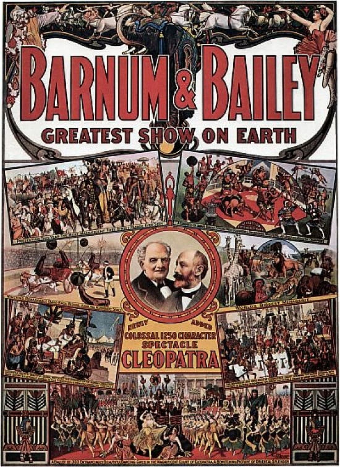 Barnum & Bailey Cleopatra Antony Circus Canvas Art - (24 x 36)