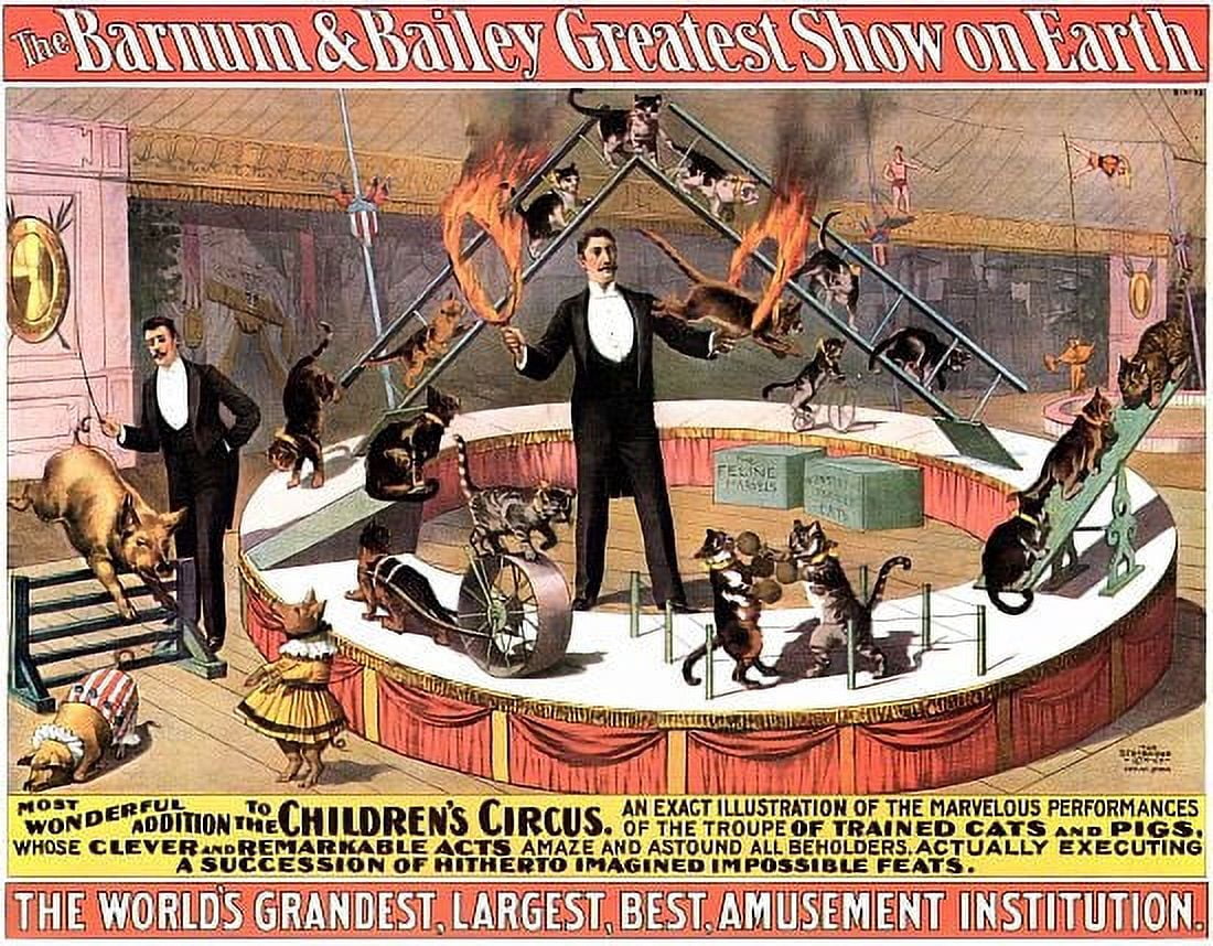 Barnum & Bailey Greatest Show On Earth Canvas Art - (24 x 36)