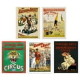 thumbnail image 1 of Barnum & Bailey Greatest Show On Earth Set Of 5 Unframed Wall Art Prints Bathroom Bedroom Aesthetic Vintage Circus Advertising 12X16 Inch, 1 of 5
